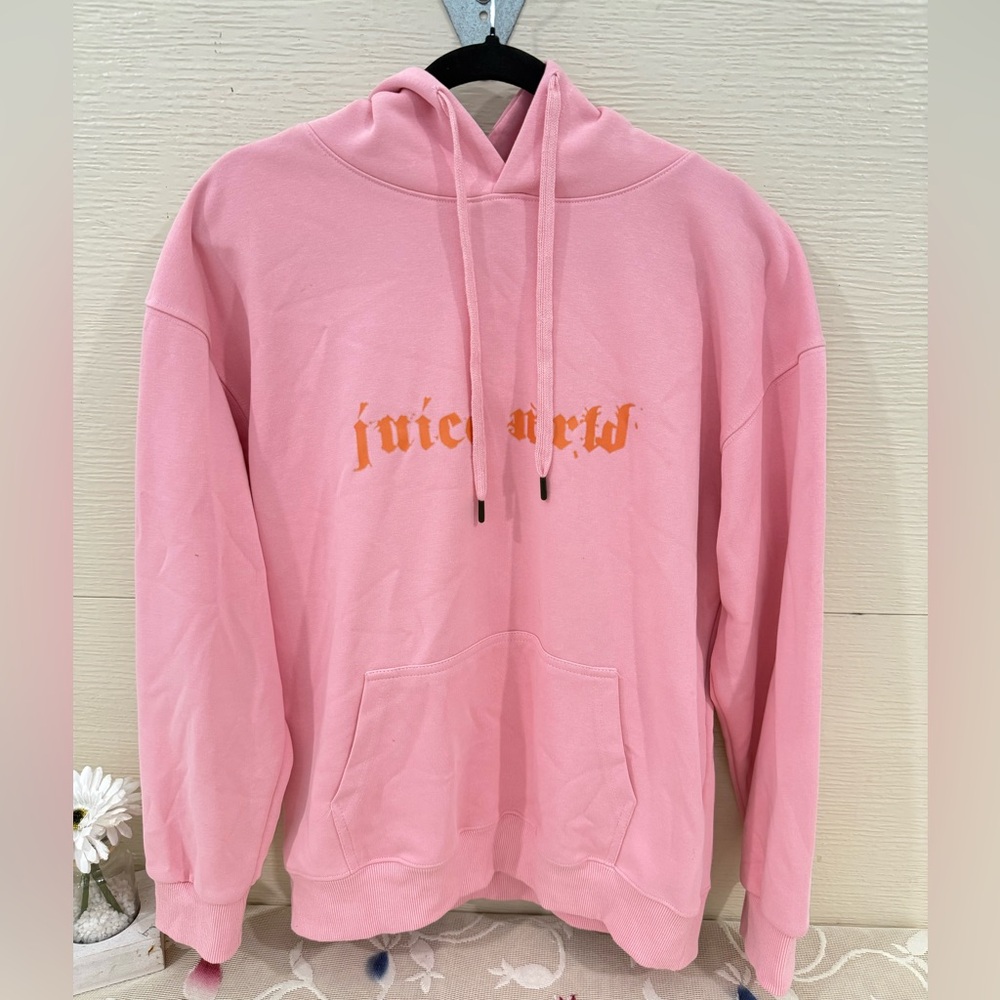 Juice Wrld Pink Hoodie for Women